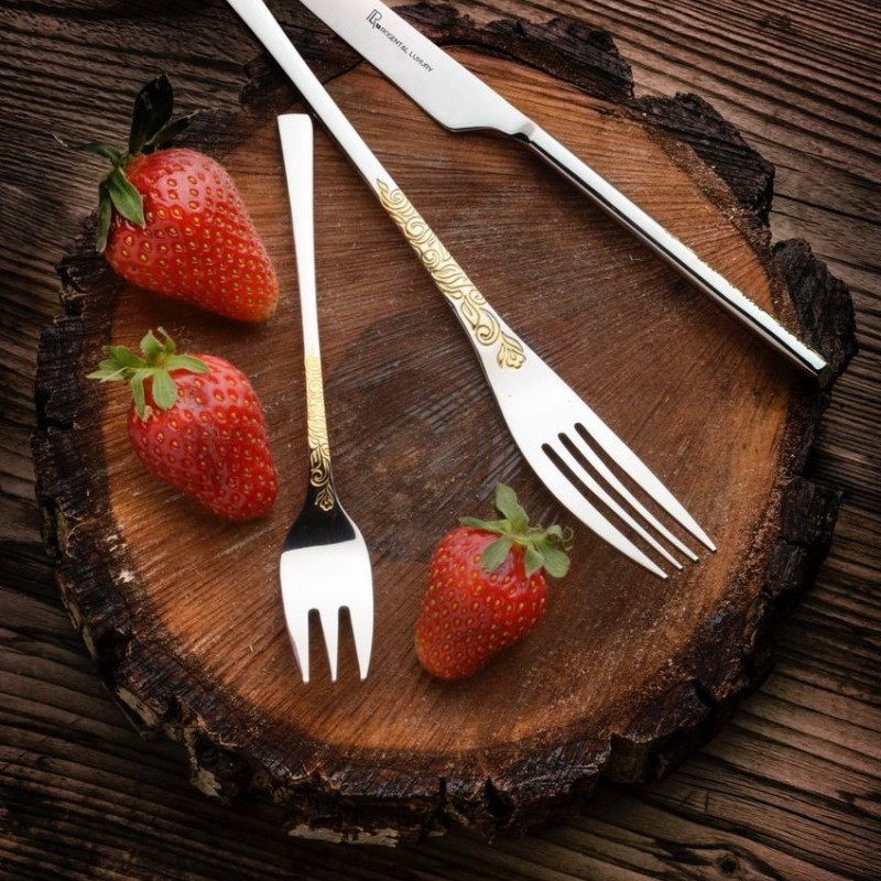 سرویس قاشق و چنگال رزنتال  151 پارچه - 8833 طلایی