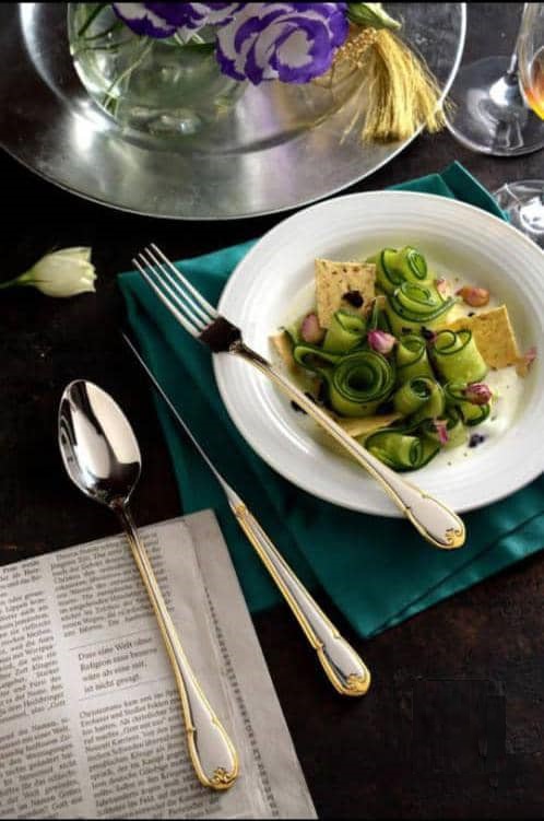 سرویس قاشق و چنگال وارندروف  175 پارچه - 220 طلایی