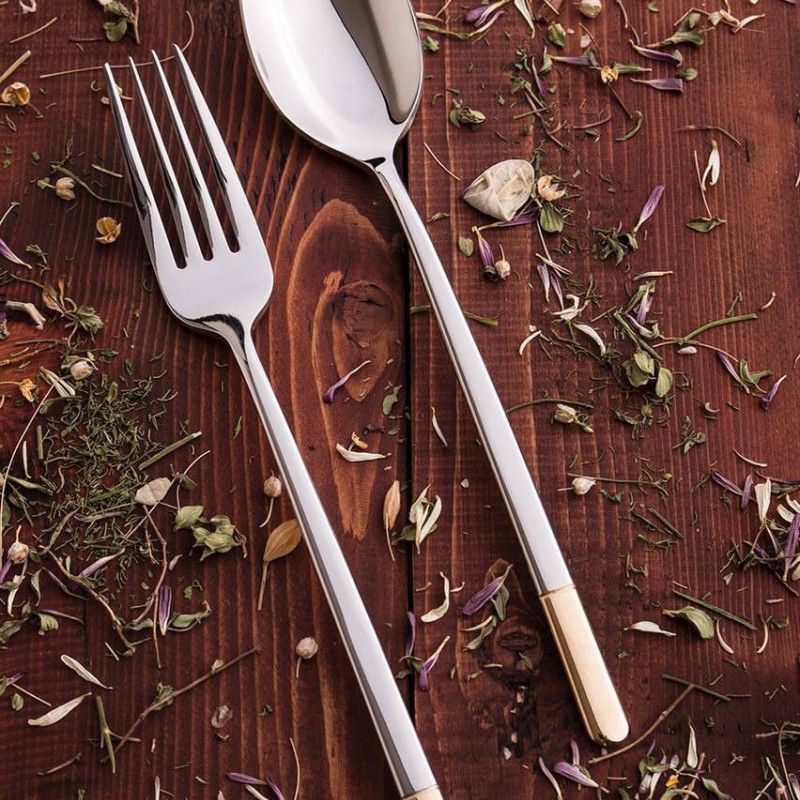 سرویس قاشق و چنگال کریستوفر 157 پارچه - 633 طلایی