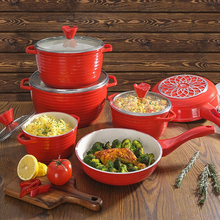 سرویس 10 پارچه عروس مدل خطی