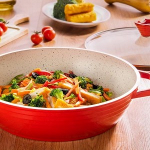 تابه چدن دو دسته ویکتوریا 28