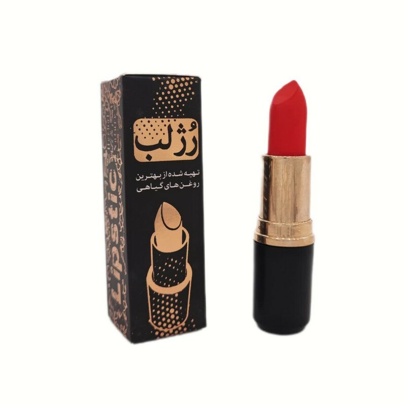 رژلب رولی پوکه طلایی نیکا (نارنجی کد 012)