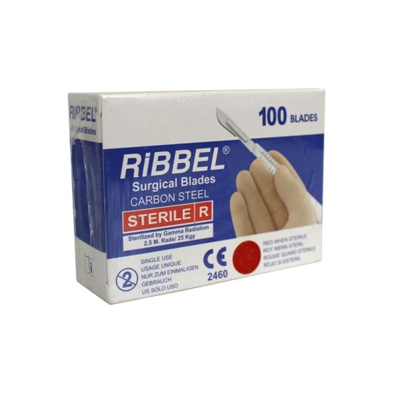 تیغ ریبل شماره 15 حجامت (بسته 100 عدد)