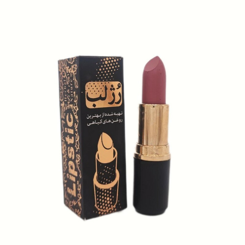 رژلب رولی پوکه طلایی نیکا (کالباسی مایل به قرمز کد 021)