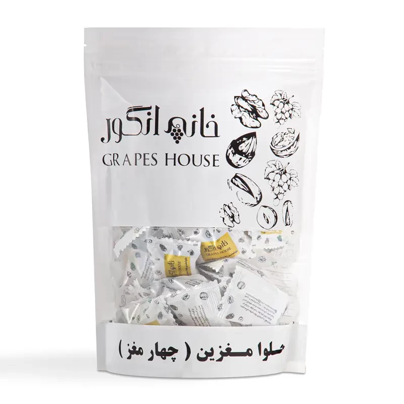 حلوا مغزین چهار شیره چهار مغز خانه انگور (150 گرم)