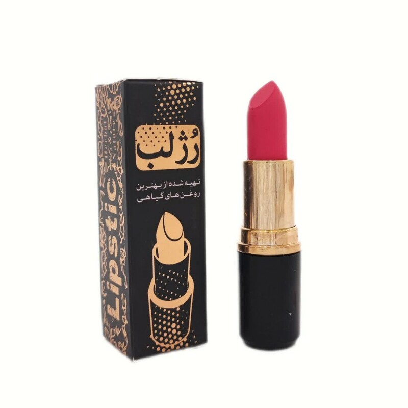 رژلب رولی پوکه طلایی نیکا (صورتی روشن کد 027)