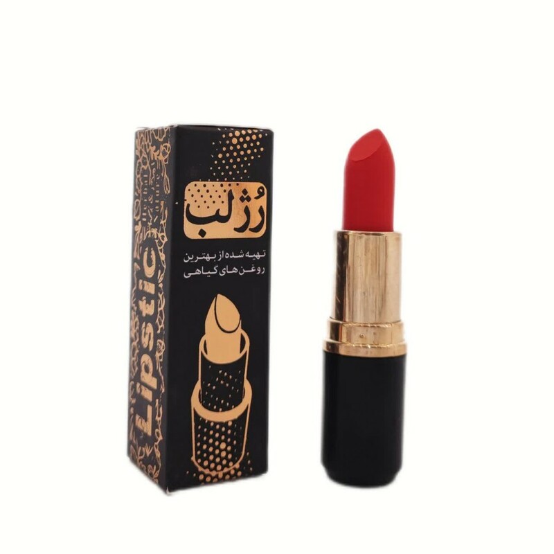 رژلب رولی پوکه طلایی نیکا (قرمز روشن کد 026)