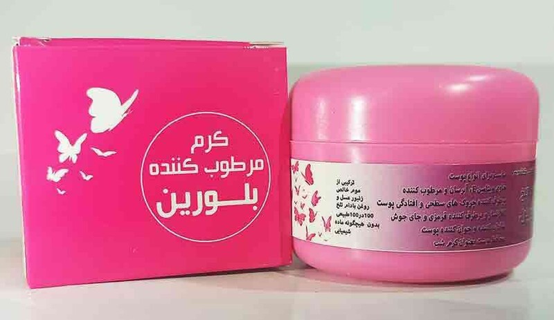 کرم مرطوب کننده بلورین