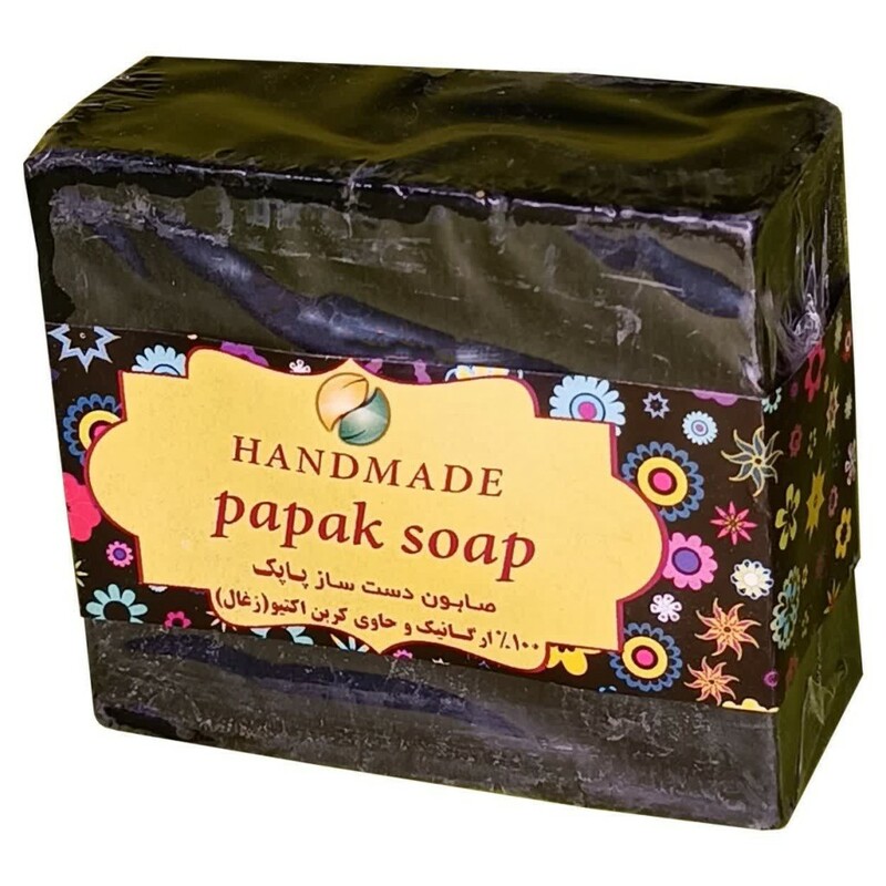 صابون زغال گلیسیرینه دارونامه - پاپک (100 گرم)