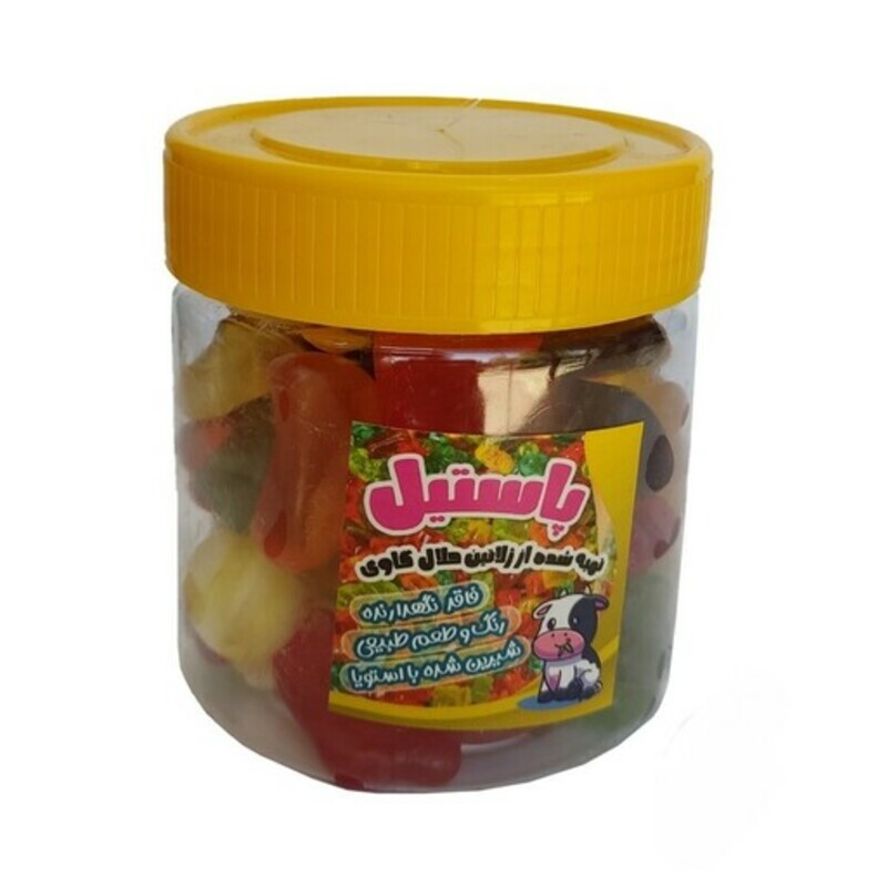 پاستیل ژلاتین حلال گاوی (200 گرم)