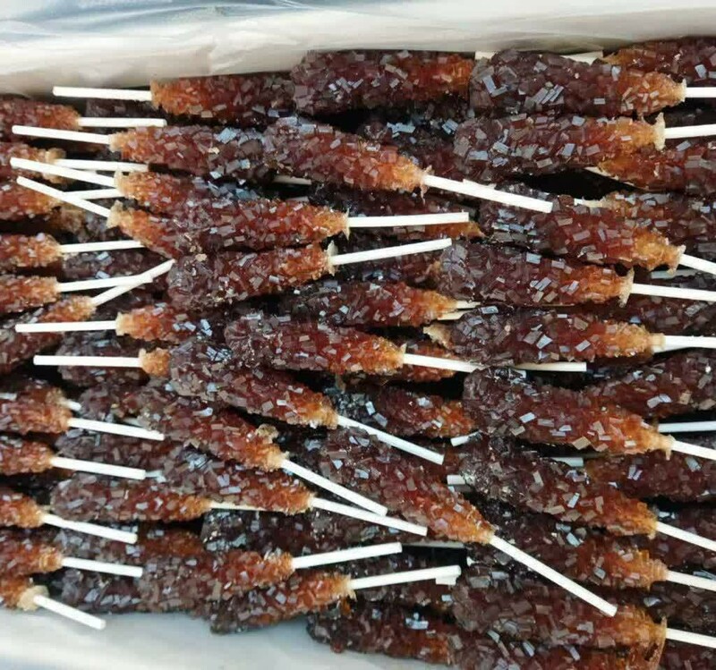 نبات قهوه ای نیشکری نی دار (400 گرم)