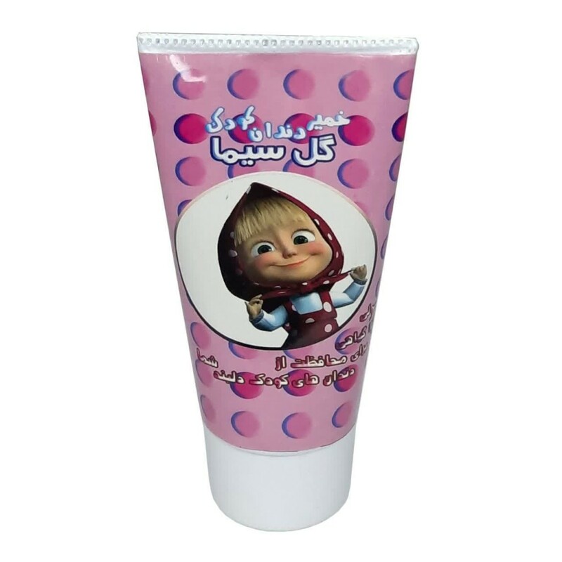 خمیردندان کودک دخترانه گل سیما (60 گرم)