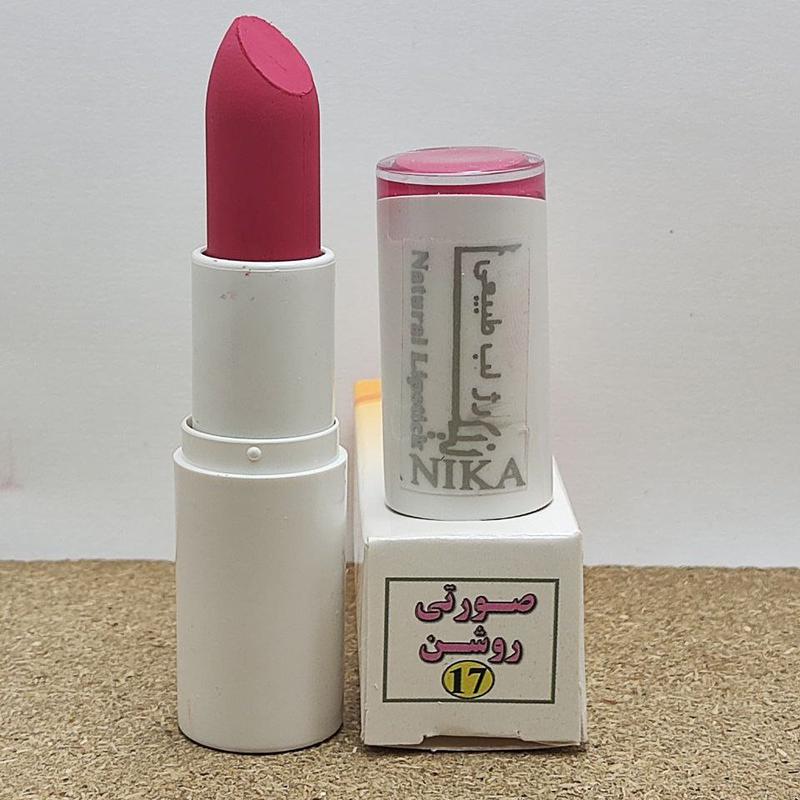 رژلب رولی نیکا (صورتی روشن کد 17)