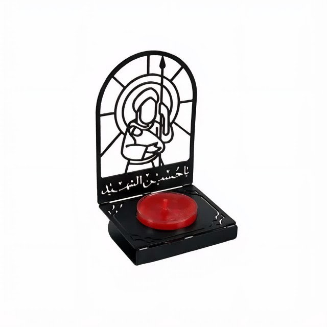 جاشمعی فلزی امام حسین ماهد