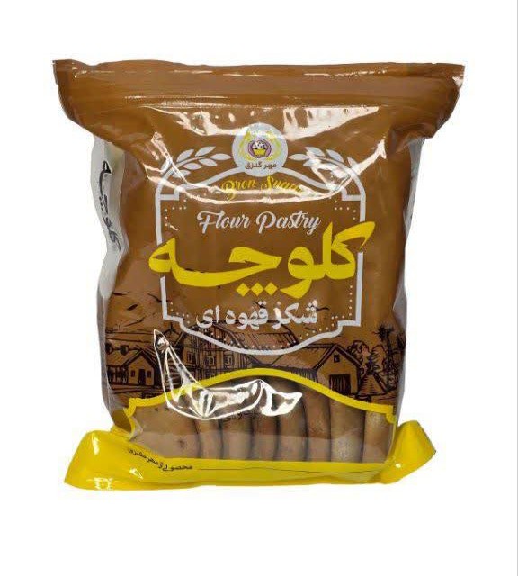 کلوچه شکر قهوه ای گردویی مهر گنزق (500 گرم)