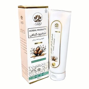 شامپو گیاهی تقویتی و ضد ریزش مو اکسیر دکتر خیراندیش (200 گرم)