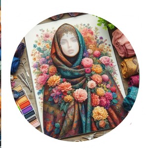 روسری کرپ ساده قواره بزرگ
