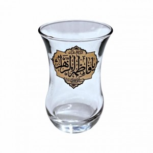 ست استکان کمر باریک بدون دسته و نعلبکی نورهان (طرح یا فاطمه الزهراء) برند: نورهان کدکالا:  6241332