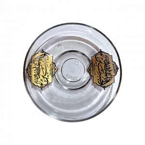 ست استکان کمر باریک بدون دسته و نعلبکی نورهان (طرح اباعبدالله الحسین)