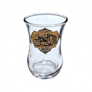 ست استکان کمر باریک بدون دسته و نعلبکی نورهان (طرح ابالفضل العباس)