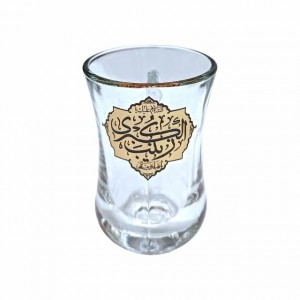 ست استکان کمر باریک دسته دار و نعلبکی نورهان (طرح یا زینب کبری)