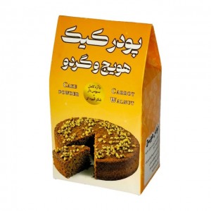 پودر کیک هویج و گردو نیکا (تهیه شده با شکر قهوه ای)