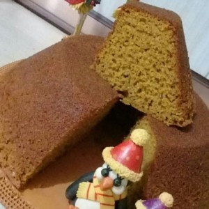 پودر کیک زعفرانی بانوی خانه (تهیه شده با شکر قهوه ای)