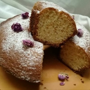 پودر کیک وانیلی بانوی خانه (تهیه شده با شکر قهوه ای)