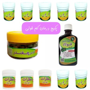 پک درمان کم خونی (شربت فولاد+قرص خون+قرص چغندر+کراث)