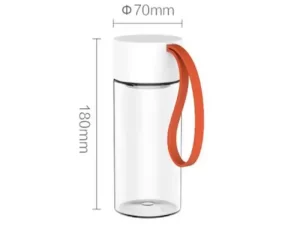 بطری آب شیشه ای قابل حمل شیائومی Xiaomi SJ010301 480ML Crystal Water Bottle BPA Free