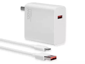 شارژر دیواری یو اس بی 120 وات همراه با کابل شارژ تایپ‌سی شیائومی Xiaomi Mi MDY-12-ED USB Fast Charger Adapter Type-C Cable