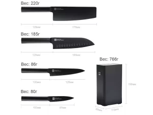 ست 5 تایی چاقوی آشپزخانه شیائومی xiaomi knife set HU0076