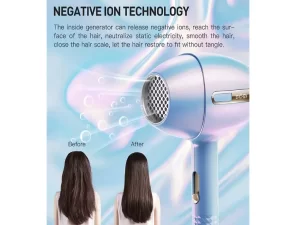 سشوار هوشمند آنیونی 1200 وات شیائومی Xiaomi Smart Anion Enchen Hairdryer1200w