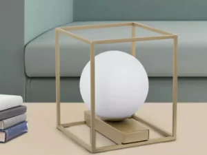 چراغ رومیزی شیائومی label EGLO gold cube atmosphere table lamp 97794C