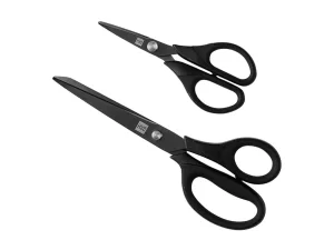 مجموعه قیچی کاغذ 2 عددی شیائومی Heat-Plated Titanium Stationery Scissors Combination HU0030