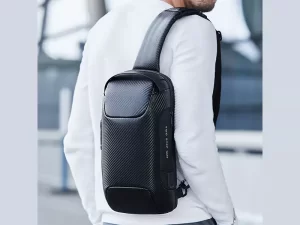 کوله تک بند ضد سرقت و ضد آب تبلت9.7 اینچ بنج Bange BG-22085 plus Carbon Waterproof Crossbody Chest Bag