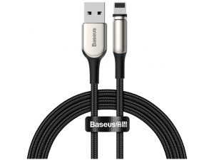 کابل لایتنینگ مگنتی 2 متری با توان 1.5 آمپر بیسوس Baseus Zinc Magnetic Cable Lightning 1.5A Charging CAMXC-I01