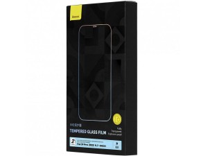 گلس صفحه نمایش آیفون 14 و 14 پرو بیسوس Baseus Tempered Glass Film Iphone 14 /14 Pro SGBL210102