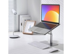 پایه نگهدارنده فلزی لپ‌تاپ بیسوس Baseus LUJS000012 mental adjustable antislip laptop stand