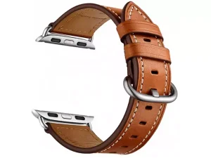 بند چرم اپل واچ 42، 44، 45 و 49 میلی‌متری ویوو wiwu Attelage watch band 42/44/45/49