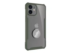 قاب محافظ حلقه دار آیفون 12 مینی گرین Green Stylishly Tough iphone 12 mini Shockproof Finger Ring Case