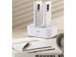 کیس شارژ و 2 پاوربانک ایکس او XO PR151 Two 10000mAh power bank with built in cables, and one base