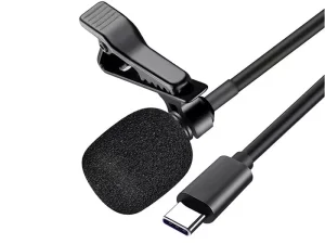 میکروفون تایپ سی ایکس‌او XO-MKF 02 Lavalier Microphone 2M Length Type C