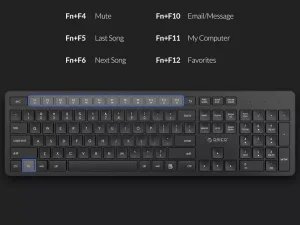ماوس و کیبورد بی سیم اوریکو ORICO Wireless keyboard and mouse combo DWKM01