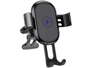 هولدر و شارژر بی سیم گوشی‌موبایل 15 وات راک ROCK W31 15W Wireless Charger Gravity Car Mount Holder