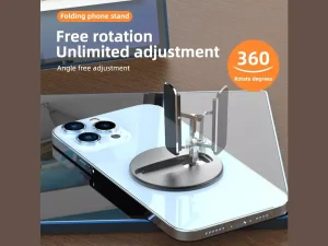 هولدر موبایل مغناطیسی آیفون 12 و 13 با چرخش 360 درجه آها استایل AhaStyle Foldable Magnetic Holder Stand iP 12/13