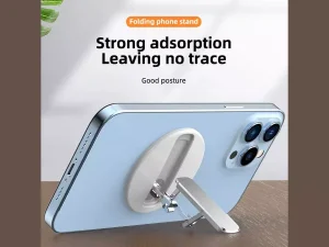 هولدر موبایل مغناطیسی آیفون 12 و 13 با چرخش 360 درجه آها استایل AhaStyle Foldable Magnetic Holder Stand iP 12/13