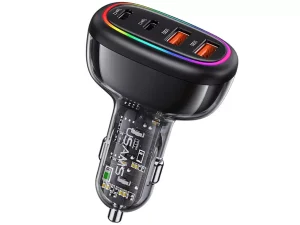 فست شارژر فندکی چهار پورت 120 وات یوسامز USAMS CC169 120w Car Charger