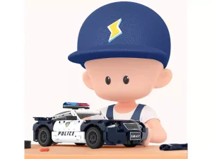 لگو اسباب بازی ماشین پلیس شیائومی Constructor Xiaomi Onebot Police Car OBCJJC22AIQI