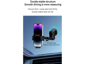 هولدر موبایل داخل خودرو ایکس او XO C121 Car Mount with Suction Cup